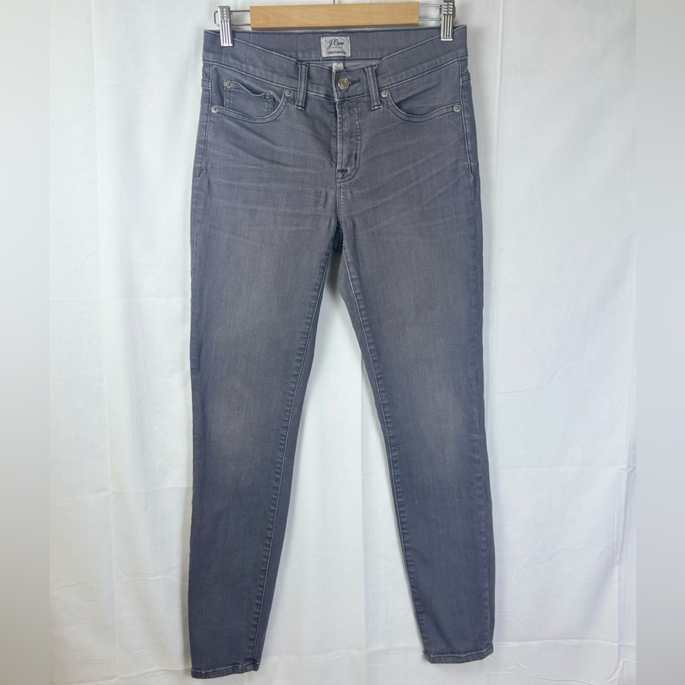 J. Crew Women's Charcoal Skinny Jeans